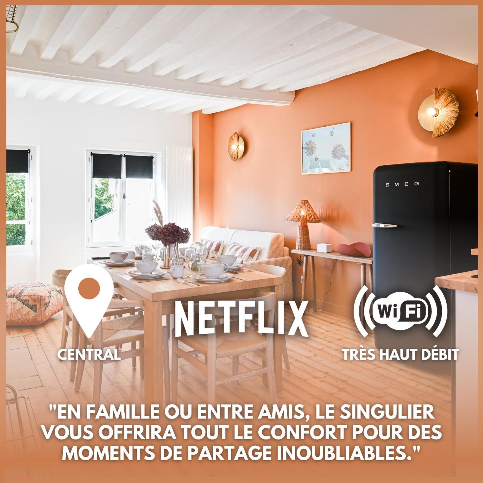 Villa Robs - Appartements Tout Confort, Tv Connectee, Haut Debit, Localisation Ideale - Courts Sejours & Affaires ก็อง ภายนอก รูปภาพ